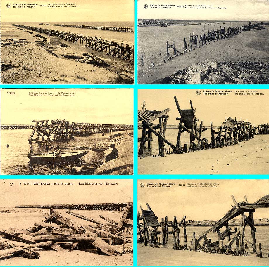 collage vernietiging oorlog 1914 -1918